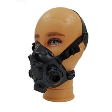 نمای بغل بدنه ماسک Honeywell 7700 مناسب کارگاه و محیط‌های آلوده