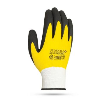 قیمت دستکش کار لاتکس فوم سیگما مدل Sigmagloves +485 | ایمنکس
