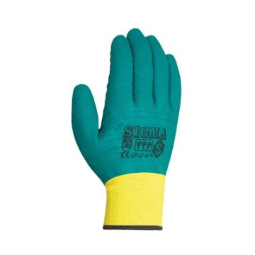 فروش قیمت دستکش کار لاتکس سیگما مدل Sigmagloves +446  | ایمنکس