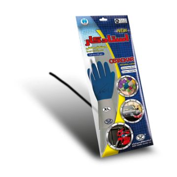 فروش دستکش لاستیکی دو رنگ استادکار | ایمنکس	