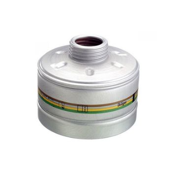 فیلتر ترکیبی Drager A2B2E2K2 قابل اتصال به ماسک رزوه‌ای