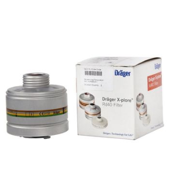 نمای فیلتر ماسک Drager مدل A2B2E2K2 برای استفاده صنعتی