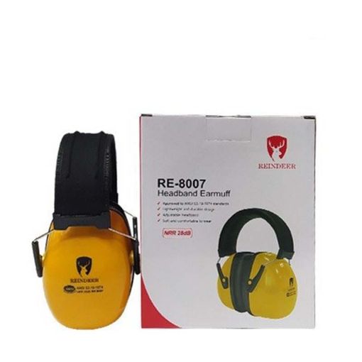 تصویر گوشی ایرماف ایمنی صداگیر ریندر REINDEER RE-8007 با طراحی ارگونومیک | ایمنکس