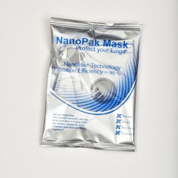 نمای نزدیک ماسک نانو سوپاپ‌دار FFP3 کد NTP-330V ضد آلودگی | ایمنکس