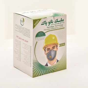 بندهای قابل تنظیم ماسک سوپاپ دار FFP3 NTP-330CV | ایمنکس