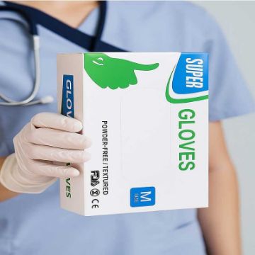 دستکش لاتکس انعطاف‌پذیر و مقاوم در برابر پارگی | ایمنکس