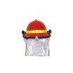 کلاه ایمنی آتش نشانی مدل FFH با نقاب ضد حرارت و پارچه نسوز پشت گردن | ایمنکس