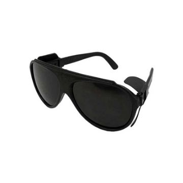 عینک محافظ چشم جوشکاری دودی با فریم سبک پلاستیکی | ایمنکس