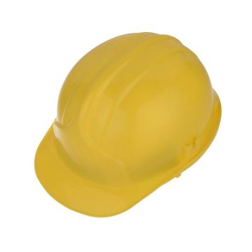 کلاه ایمنی کارگری تک پلاست استاندارد مدل آریا با بند قابل تنظیم | ایمنکس