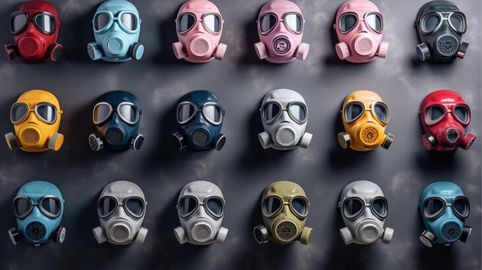 بهترین فیلتر ماسک ضد گاز و ذرات برای صنایع پتروشیمی، معادن و امداد | ایمنکس جدول مقایسه فیلتر ماسک شیمیایی 3M 60923، دراگر RD40، هانیول N75003 و اسپاسیانی 2000 | ایمنکس