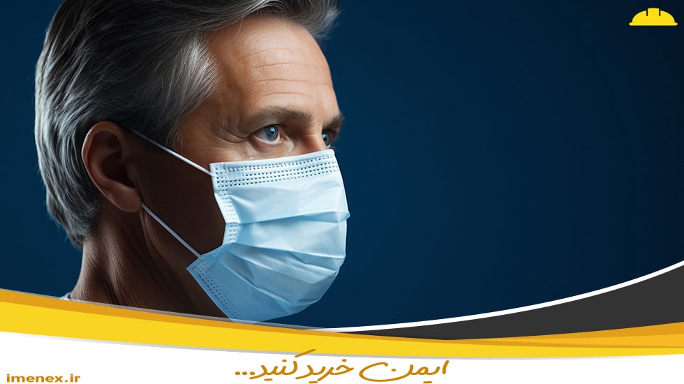تصویر مقایسه ماسک صنعتی N95 و ماسک پزشکی در مقابله با آلودگی هوا | ایمنکس