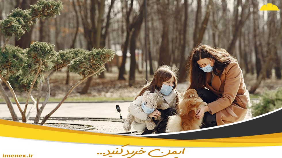 ماسک فیلتردار استاندارد KF94 یا N95 کوچک مناسب کودکان | ایمنکس